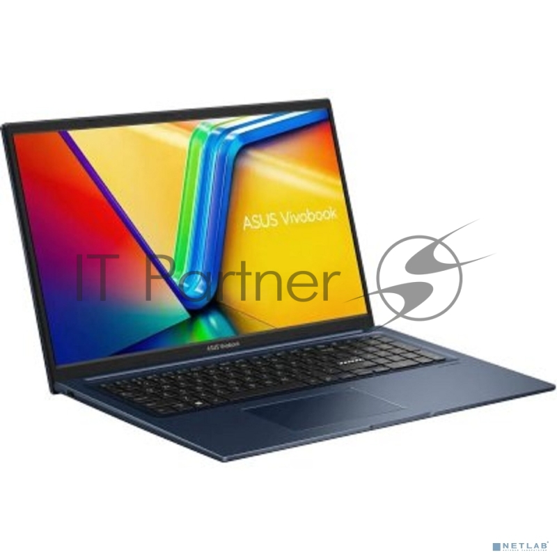 Ноутбук Asus Vivobook 17 X1704VA-AU1108 Core 7 150U 16Gb SSD512Gb Intel Graphics 17.3 IPS FHD (1920x1080) без ОС blue WiFi BT Cam (90NB13X2-M00MU0)