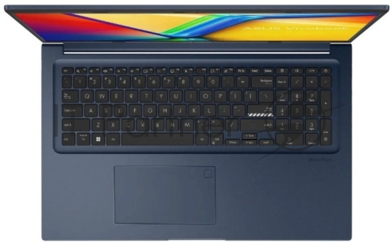 Ноутбук Asus Vivobook 17 X1704VA-AU1108 Core 7 150U 16Gb SSD512Gb Intel Graphics 17.3 IPS FHD (1920x1080) без ОС blue WiFi BT Cam (90NB13X2-M00MU0)