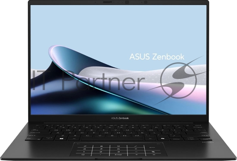 Ноутбук ASUS ZenBook 14 OLED UM3406GA-QD118 AMD Ryzen AI 5 430 2000MHz/14/1920х1200/16GB/1024 SSD/AMD Radeon 840M/Wi-Fi/Bluetooth/Windows 11 Pro (90NB17R1-M006D0_Win11P) Black