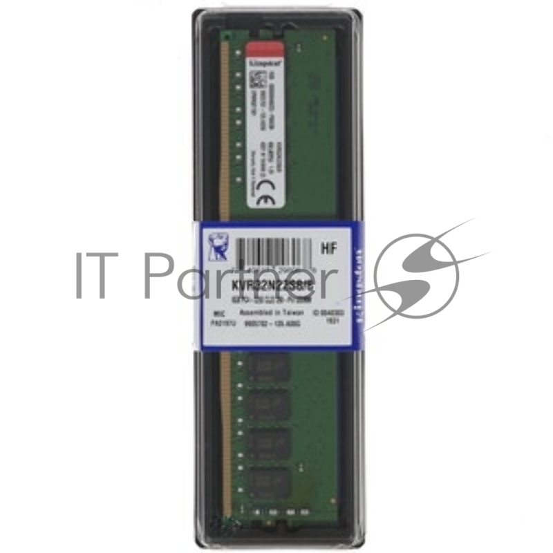 Память оперативная Kingston 8GB 3200MHz DDR4 DIMM Non-ECC CL22 1Rx8 (Select Regions ONLY)