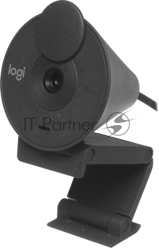 Камера Web Logitech HD Webcam Brio 300 графитовый 2Mpix (1920x1080) USB Type-C с микрофоном (960-001437)