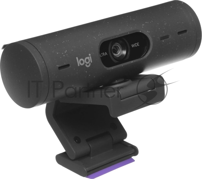 Камера Web Logitech HD Webcam Brio 500 черный 4Mpix (1920x1080) USB Type-C с микрофоном (960-001423)