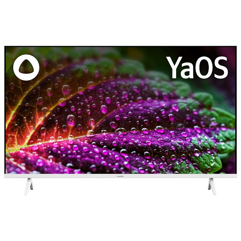 Телевизор BBK 40 40LEX-7244/FTS2C (W) LED YaOS Frameless белый FULL HD 60Hz DVB-T2 DVB-C DVB-S2 USB WiFi Smart TV