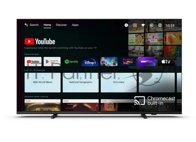 Коммерческий телевизор Philips 50HFL4518U/12 50, 4K Ultra HD LED, 350 кд/м2, Android, CMND