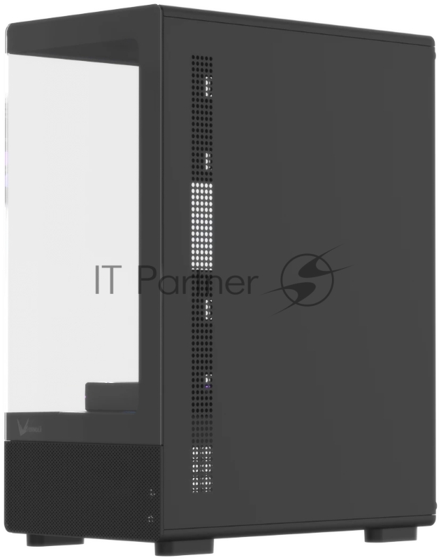 Корпус Formula Crystal Z1CM Plus AR v2 черный без БП mATX 5x120mm 1xUSB3.0 audio bott PSU