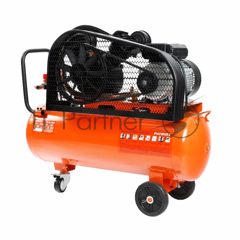Компрессор PATRIOT LRM 50-380R, 380 л/мин, 10 бар, 2200 Вт, 50 л, быстросъемный 1/4 -2 шт