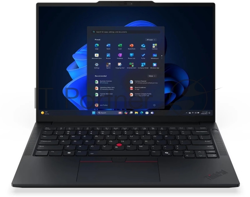 Ноутбук LENOVO THINKPAD EDGE E14 GEN 7/ INTEL ULTRA U7-255H/ INTEL ARC GRAPHICS SHARED/ INTEL AI BOOST NPU/ 16GB/ 512GB SSD/ 14.0 WUXGA IPS 300 NITS/ WIFI/ BT/ 1080P FHD IR HYBRID CAMERA/ TPM/ FPR/ BACKLIT KB/ DOS/ QWERTY-ENGLISH-EU/