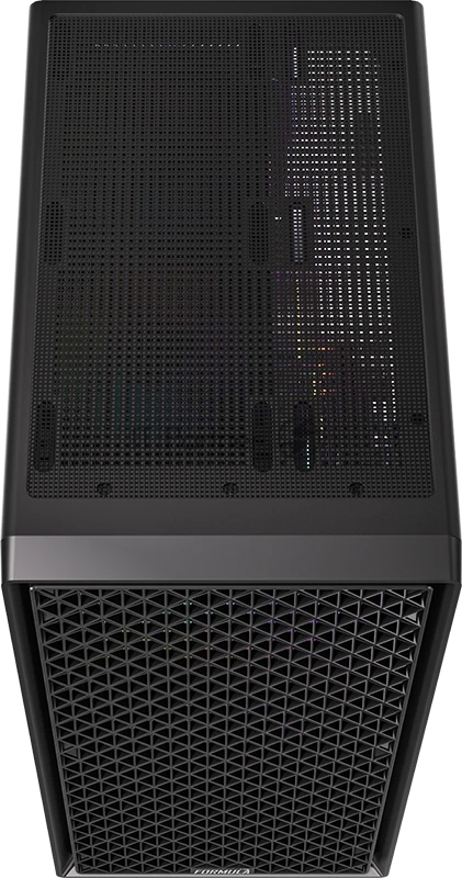 Компьютерный корпус Formula V Line MANA Dynamic Black AR, ATX, TYPE-C*1, USB3.0*2, FRONT 3x120mm ARGB, REAR 1x120mm ARGB