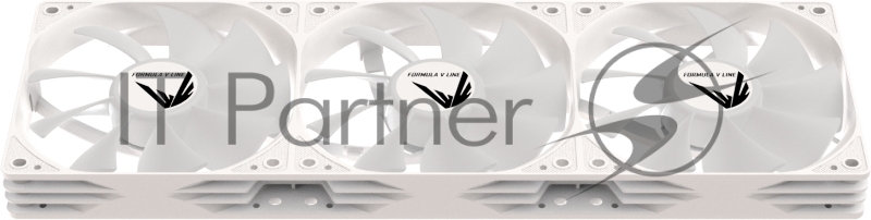 Кулер с водяным охлаждением Formula V Line ICE JET GLOW 360 WH, 360mm, 3x120mm, ARGB fans, LGA115X/1200/1700/1851, AM4/AM5