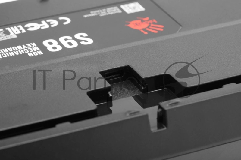 Клавиатура проводная A4Tech Bloody S98 механическая желтый/серый USB for gamer LED (SPORTS LIME)