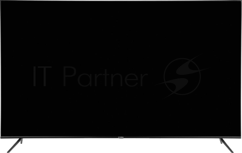 Телевизор LED Hyundai 85 H-LED85BU7011 Google TV Metal черный/черный 4K Ultra HD 60Hz DVB-T DVB-T2 DVB-C DVB-S DVB-S2 USB WiFi Smart TV