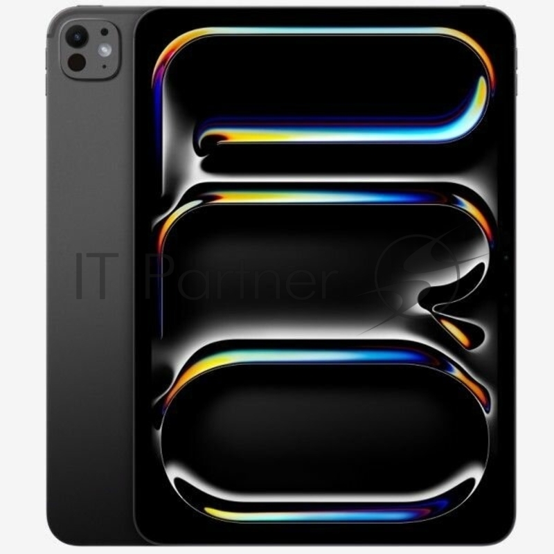Планшет Apple iPad Pro 2025 A3357 M5 9C RAM12Gb ROM512Gb 11 OLED 2420x1668 iOS черный космос 12Mpix 12Mpix BT WiFi 10hr
