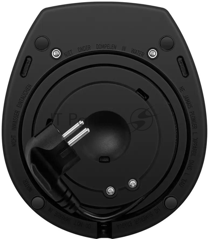 Чайник электрический Kitfort КТ-6691 1.5л. 1500Вт черный/нержавеющая сталь корпус: нерж.сталь/пластик