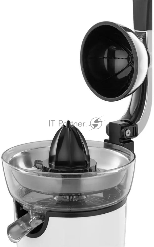 Соковыжималка цитрусовая Kitfort КТ-1168 100Вт рез.сок.:250мл. белый/черный