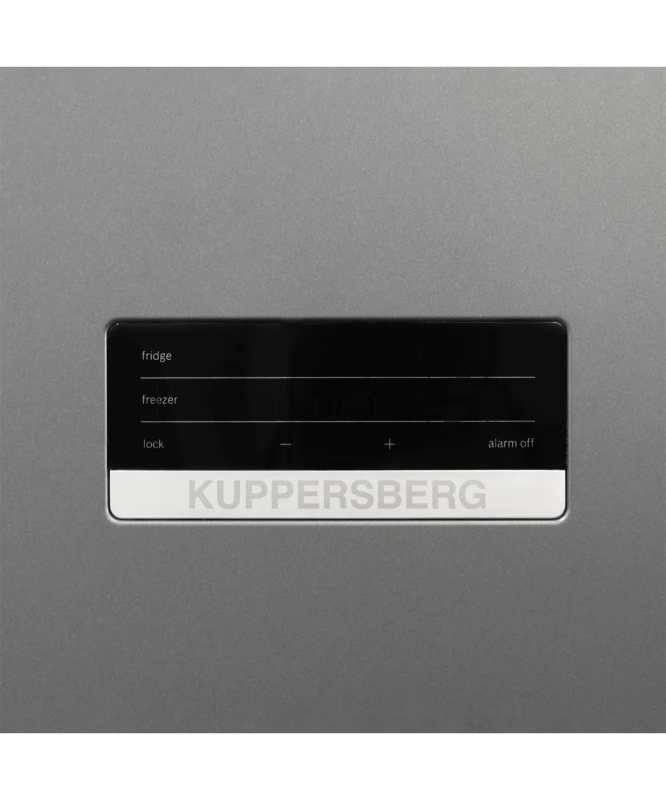 Холодильник KUPPERSBERG RFCN 2010 DX, High-Tech, отдельностоящий, объем 388 л (280+108), инверторный компрессор, электронное управление, Total No Frost, LED дисплей, LED подсветка, супер заморозка, супер охлаждение, зона свежести, режим отпуск, энерг