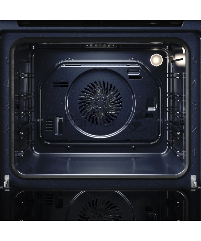 Духовой шкаф Kuppersberg HO 606 Black, High-Tech, 78 л, поворотное управление, дисплей, таймер, 6 режимов, макс. температура 310 градусов, телескопические направляющие (на 1 уровень), цвет черный, цвет фурнитуры черный