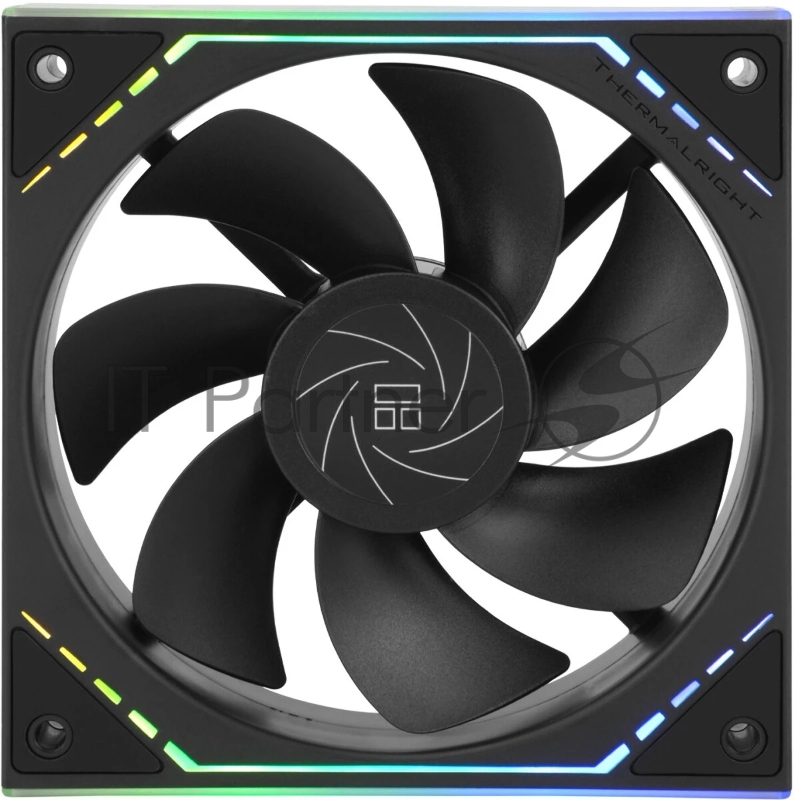Кулер для корпуса Thermalright TL-M12R Reverse (124x120x25mm, 4-pin PWM, ARGB, 42.6CFM, 23.2dBA, 1500RPM, Black)