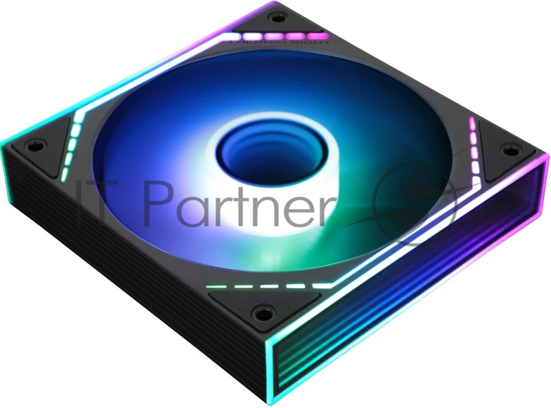 Кулер для корпуса Thermalright TL-M12R-S Reverse (124x120x25mm, 4-pin PWM, ARGB, 34.43CFM, 23.2dBA, 1500RPM, Black)