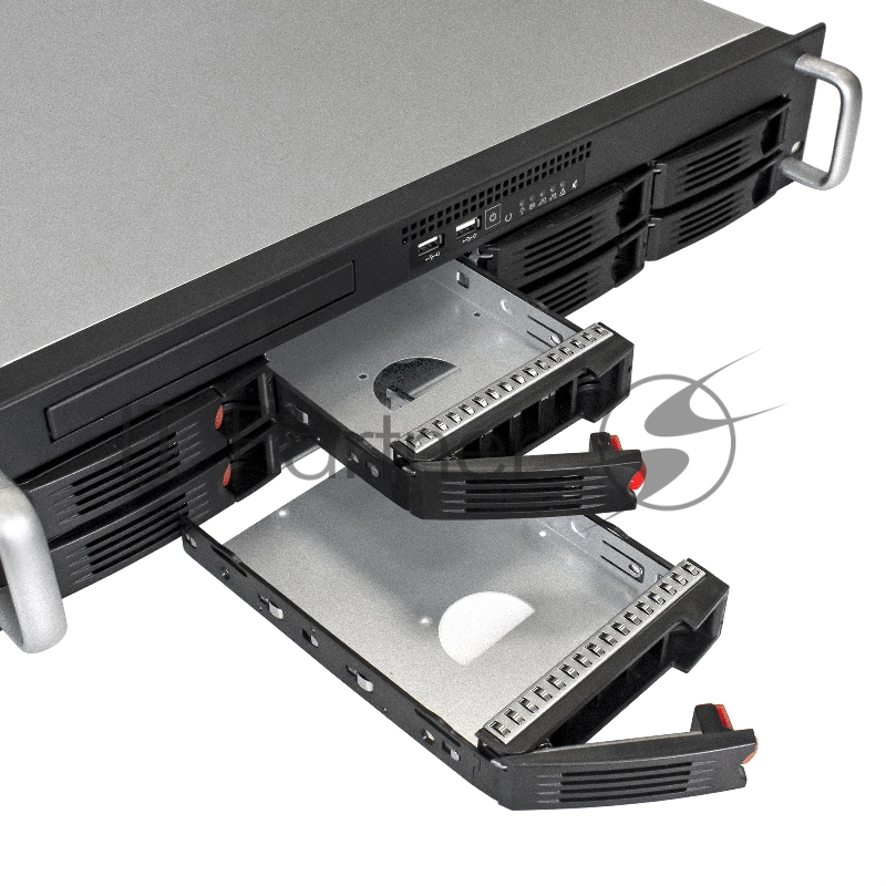 Серверная платформа ExeGate EX292416RUS Pro 2U550-HS08 RM 19, высота 2U, глубина 550, Redundant БП 2x1000W, 8xHotSwap, USB