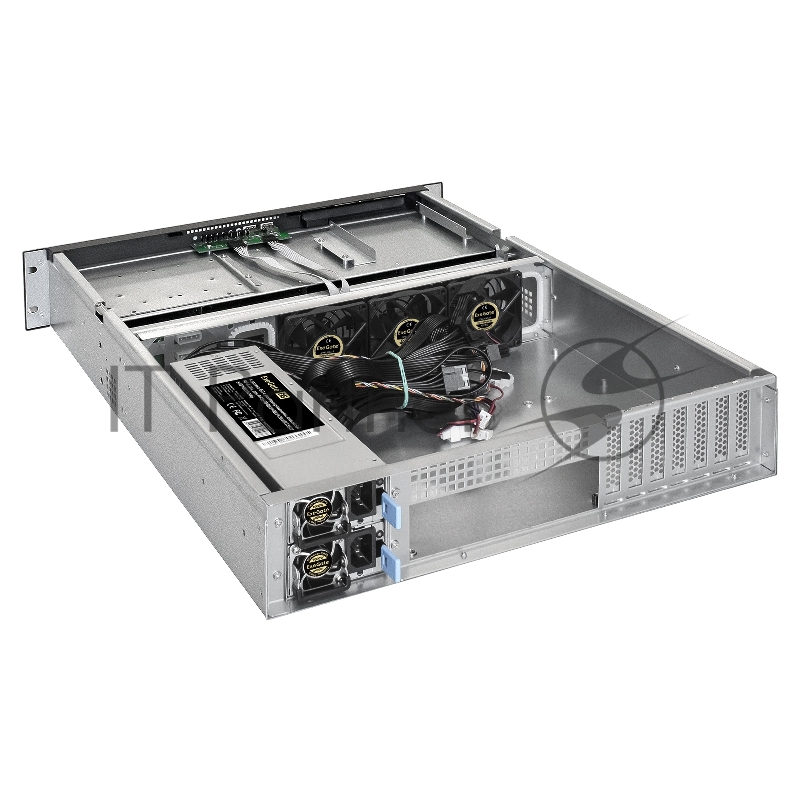 Серверная платформа ExeGate EX292416RUS Pro 2U550-HS08 RM 19, высота 2U, глубина 550, Redundant БП 2x1000W, 8xHotSwap, USB