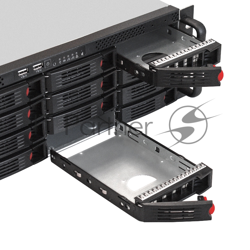 Серверная платформа ExeGate EX292422RUS Pro 3U660-HS16 (RM 19, высота 3U, глубина 660, Redundant БП 2x1200W, 16xHotSwap, USB)