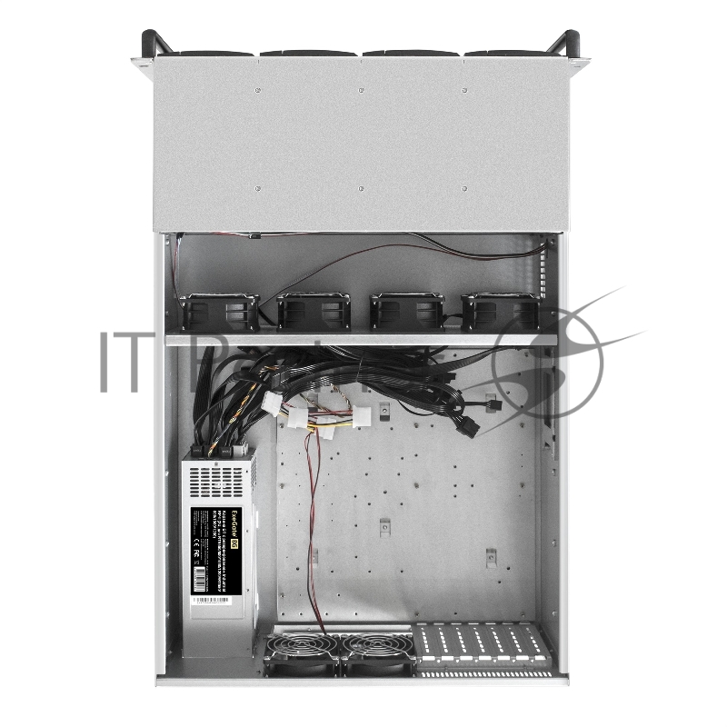 Серверная платформа ExeGate EX292426RUS Pro 4U660-HS24 (RM 19, высота 4U, глубина 660, Redundant БП 2x1000W, 24xHotSwap, USB)