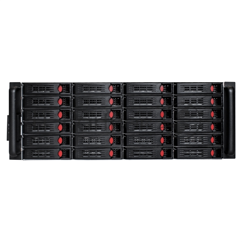 Серверная платформа ExeGate EX292426RUS Pro 4U660-HS24 (RM 19, высота 4U, глубина 660, Redundant БП 2x1000W, 24xHotSwap, USB)