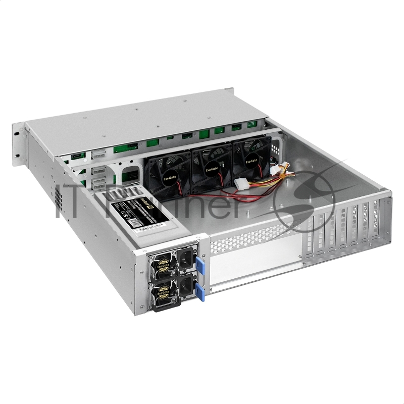 Серверный корпус ExeGate Pro 2U550-HS12 (RM 19, высота 2U, глубина 550, Redundant БП 2x550W, 12xHotSwap, USB)