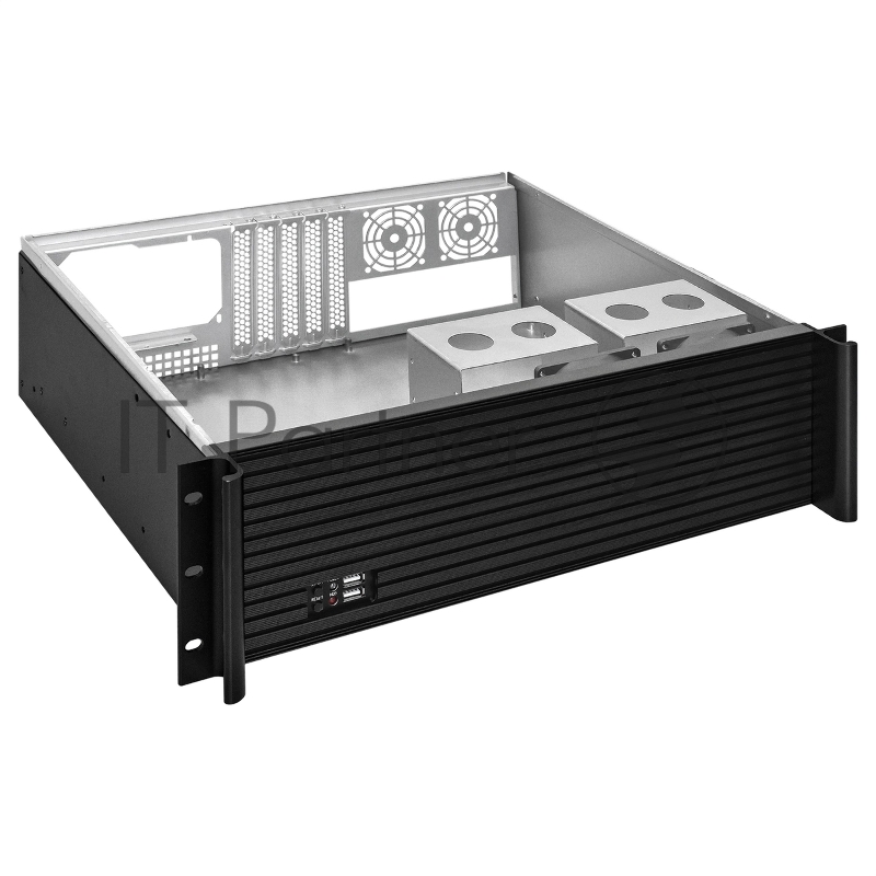 Серверная платформа ExeGate Pro 3U390-11 (RM 19, высота 3U, глубина 390, Redundant БП 2x550W, USB)