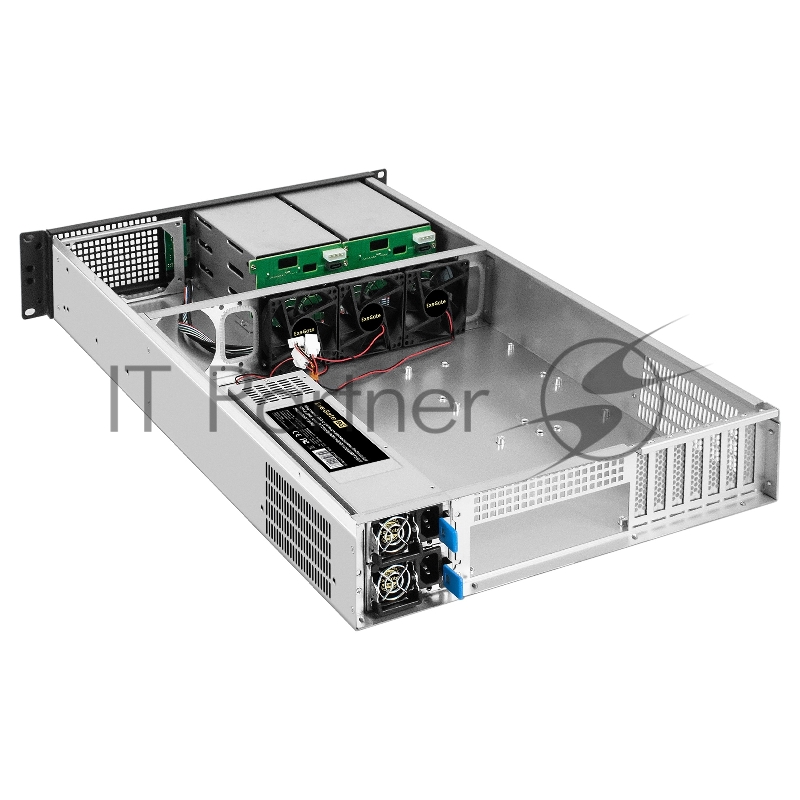 Серверный корпус ExeGate Pro 2U660-HS06 (RM 19, высота 2U, глубина 660, Redundant БП 2x1200W, 6xHotSwap, USB)