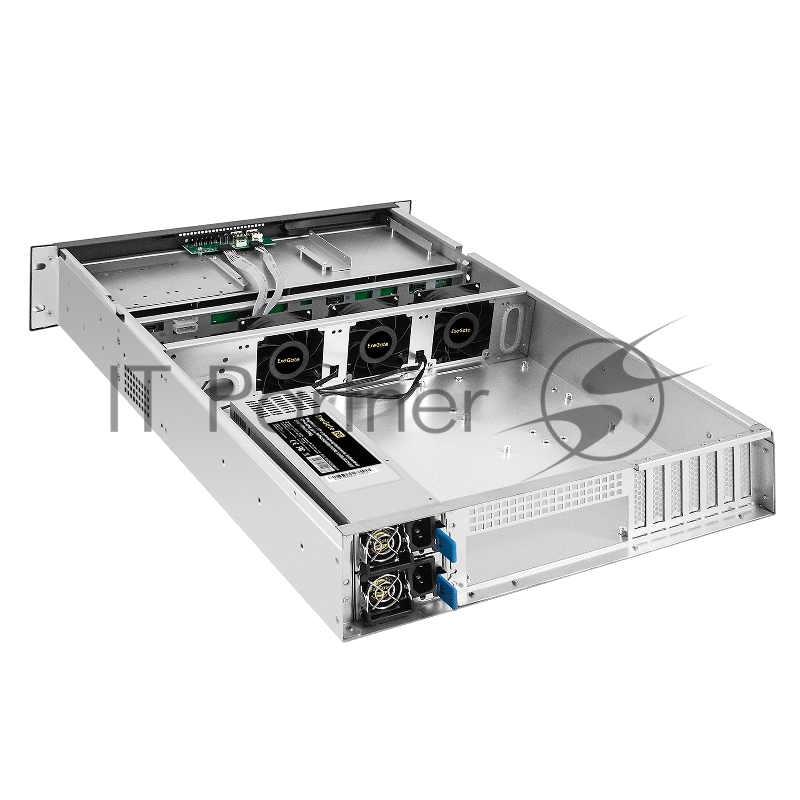 Серверная платформа ExeGate Pro 2U660-HS08 (RM 19, высота 2U, глубина 660, Redundant БП 2x1200W, 8xHotSwap, USB)