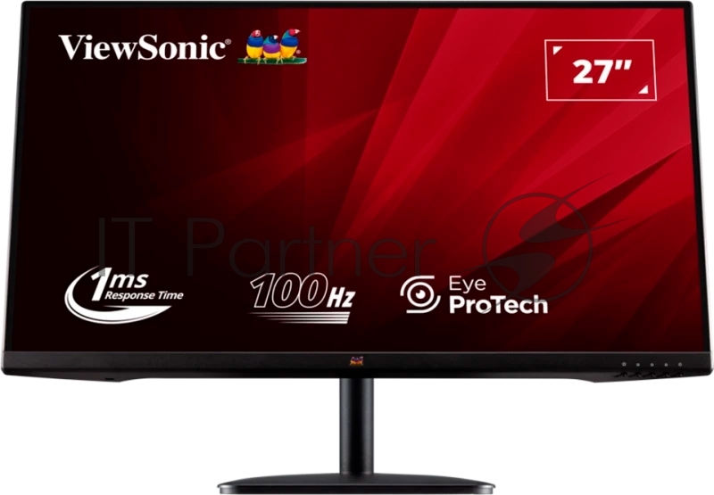 Монитор ViewSonic 27 VA2732-H-2 черный IPS LED 1ms 16:9 HDMI матовая 1300:1 250cd 178гр/178гр 1920x1080 100Hz VGA FHD 4.1кг