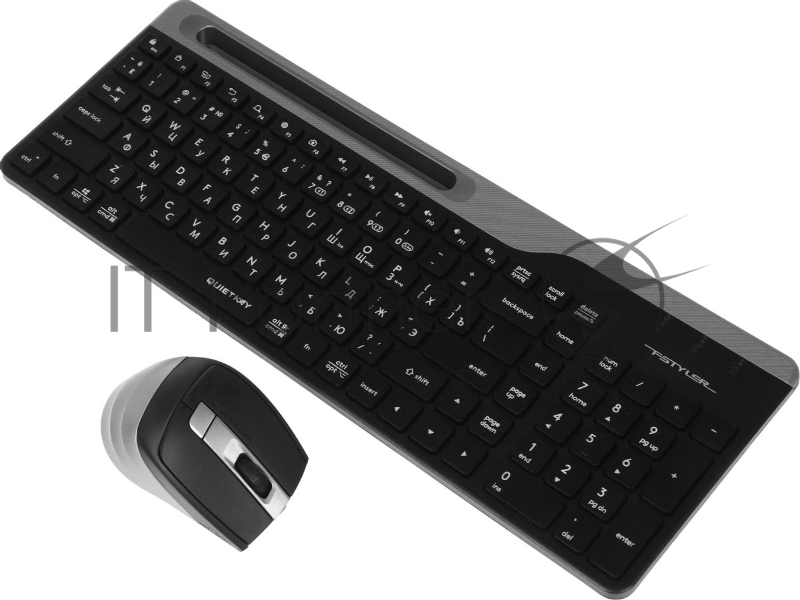 Комплект клавиатура + мышь A4Tech Fstyler FB2535C клав:черный/серый мышь:черный/серый USB беспроводная Bluetooth/Радио slim
