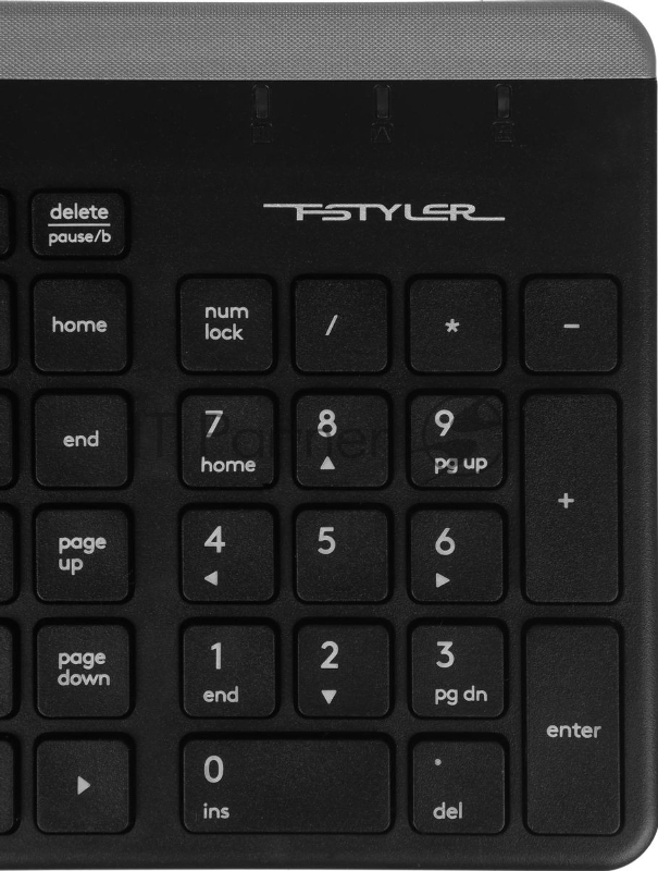Комплект клавиатура + мышь A4Tech Fstyler FB2535C клав:черный/серый мышь:черный/серый USB беспроводная Bluetooth/Радио slim