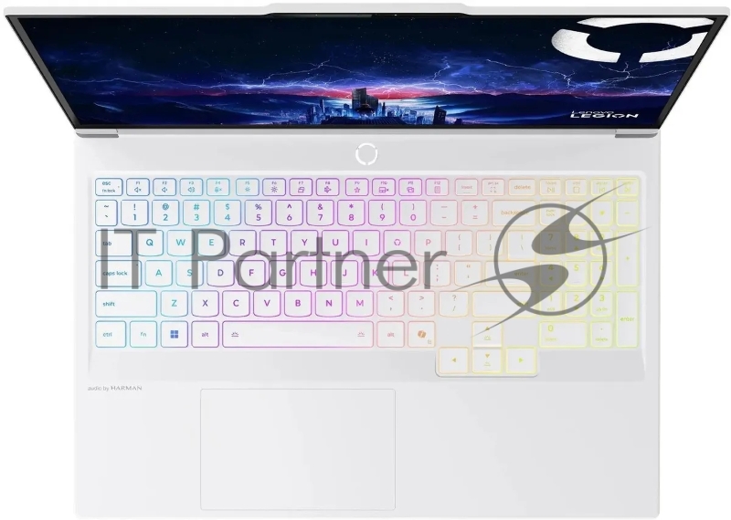 Ноутбук Lenovo Legion 7 16IAX10 Core Ultra 9 275HX 32Gb SSD1Tb NVIDIA GeForce RTX 5070 8Gb 16 OLED WQXGA (2560x1600) Windows 11 Home Single Language white WiFi BT Cam (83KY0053RK)