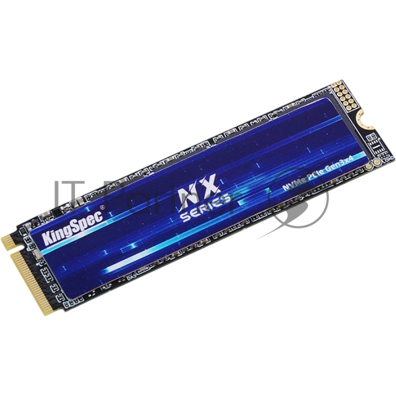 Твердотельный накопитель Kingspec SSD NX-4096 2280, 4096GB, M.2(22x80mm), NVMe, PCIe 3.0 x4, 3D QLC, R/W 3600/3200MB/s, IOPs 380 000/320 000, TBW 1920, DWPD 0.4 (3 года)