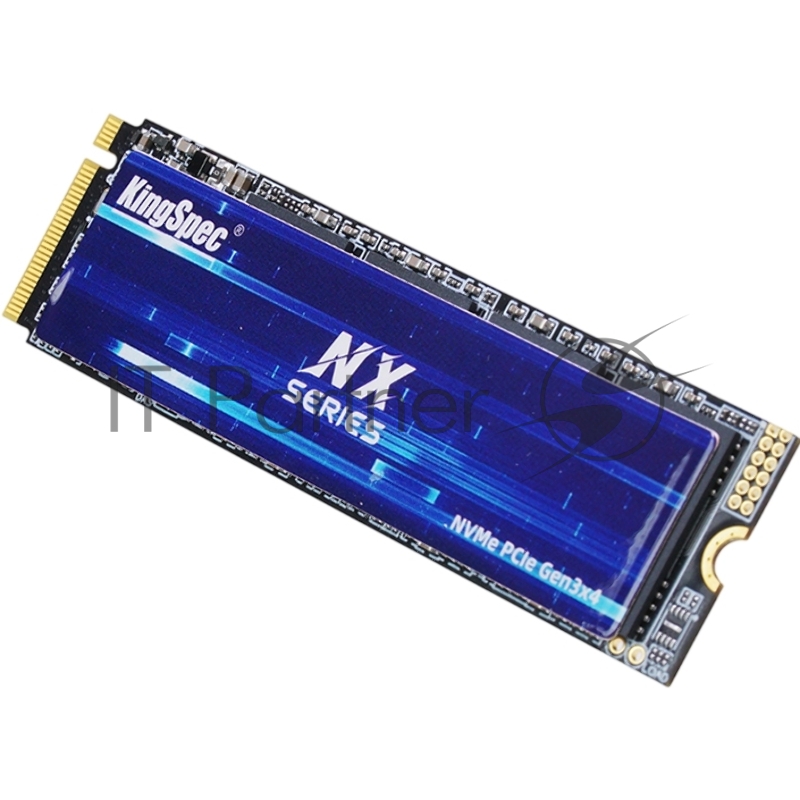 Твердотельный накопитель Kingspec SSD NX-4096 2280, 4096GB, M.2(22x80mm), NVMe, PCIe 3.0 x4, 3D QLC, R/W 3600/3200MB/s, IOPs 380 000/320 000, TBW 1920, DWPD 0.4 (3 года)