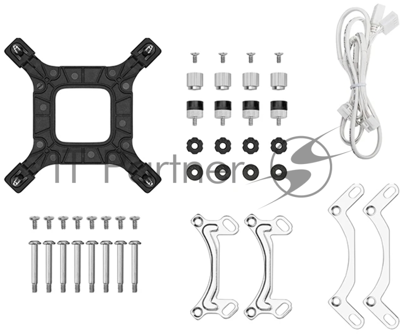 Система водяного охлаждения Deepcool LE240 Pro ARGB Soc-AM5/AM4/1200/1700/1851 белый 4-pin 28.2-33dB Al 280W 1347gr Ret (R-LE240PRO-WHAMMC-G-1)