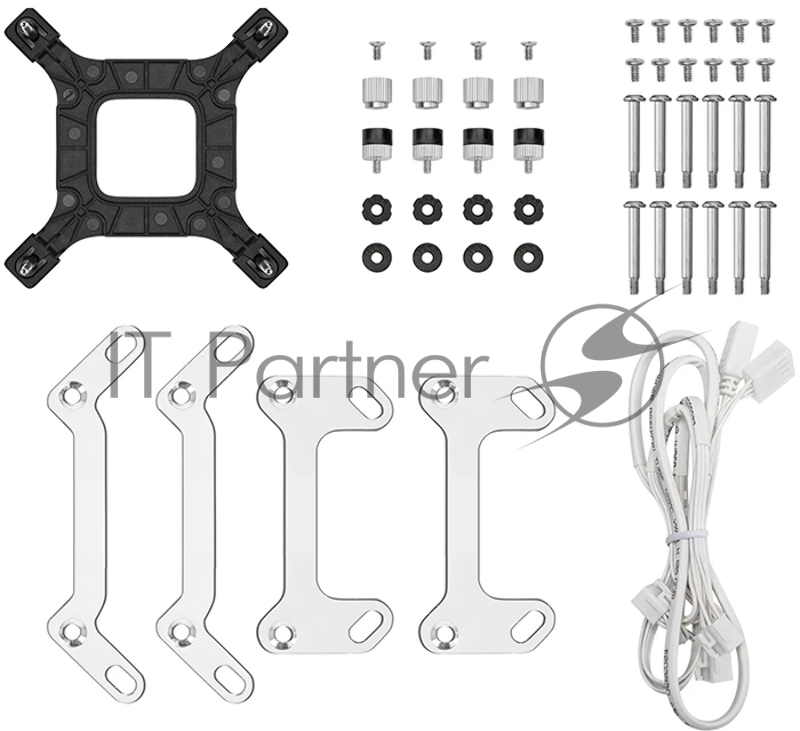 Система водяного охлаждения Deepcool LQ360 Ultra ARGB Soc-AM5/AM4/1200/1700/1851 белый 4-pin 38.71dB Al LCD 350W 1900gr Ret (R-LQ360-WHASMC-G-1)
