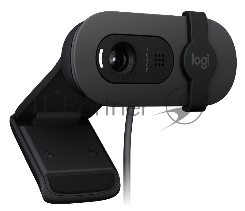 Веб-камера Logitech Webcam Brio 100, 1920x1080, GRAPHITE, защитная шторка