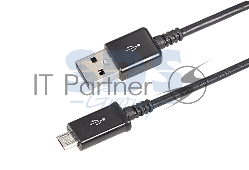 Кабель Rexant USB кабель microUSB длинный штекер 1М черный