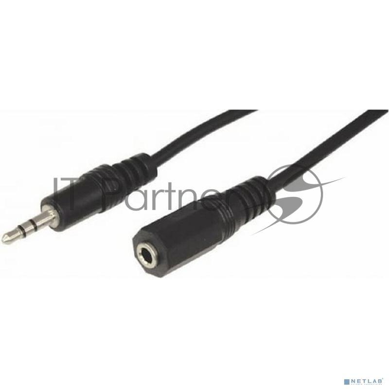 Шнур Rexant Стерео 3,5 мм гнездо - Стерео 3,5 мм штекер 3 метра