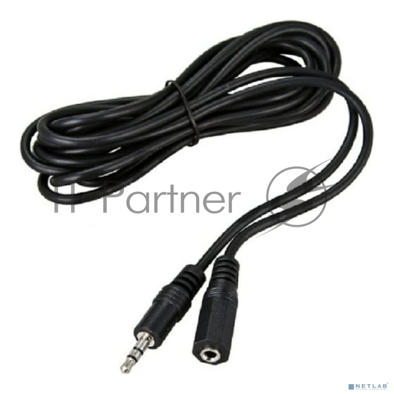 Шнур Rexant Стерео 3,5 мм гнездо - Стерео 3,5 мм штекер 3 метра