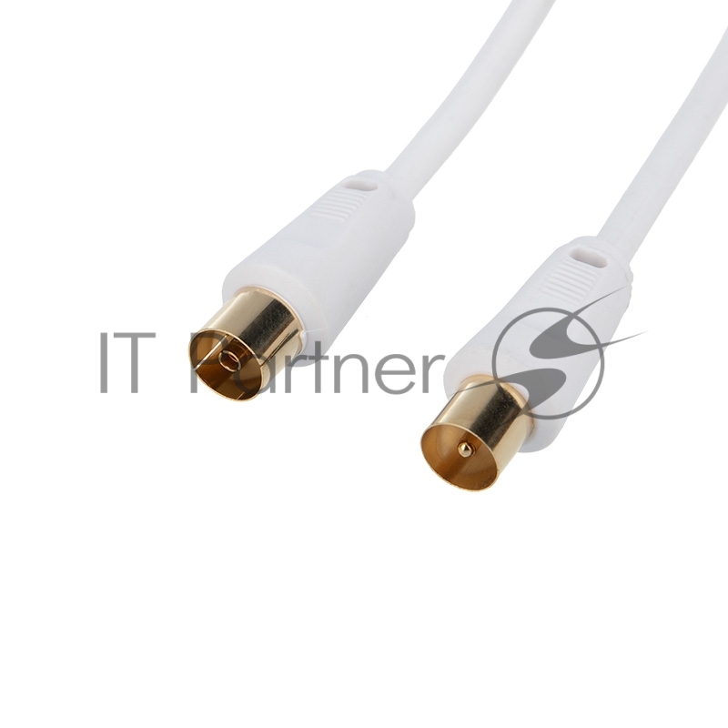 Шнур Rexant ТВ гнездо - ТВ штекер, длина 7 метров, белый