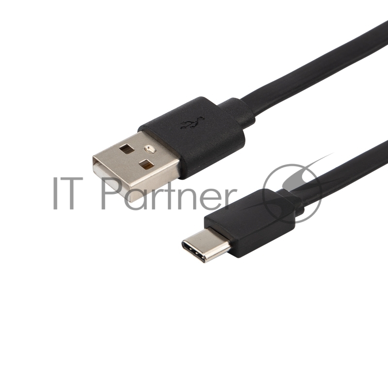 Кабель USB-Type-C Rexant 2,4A/PVC/flat/1м