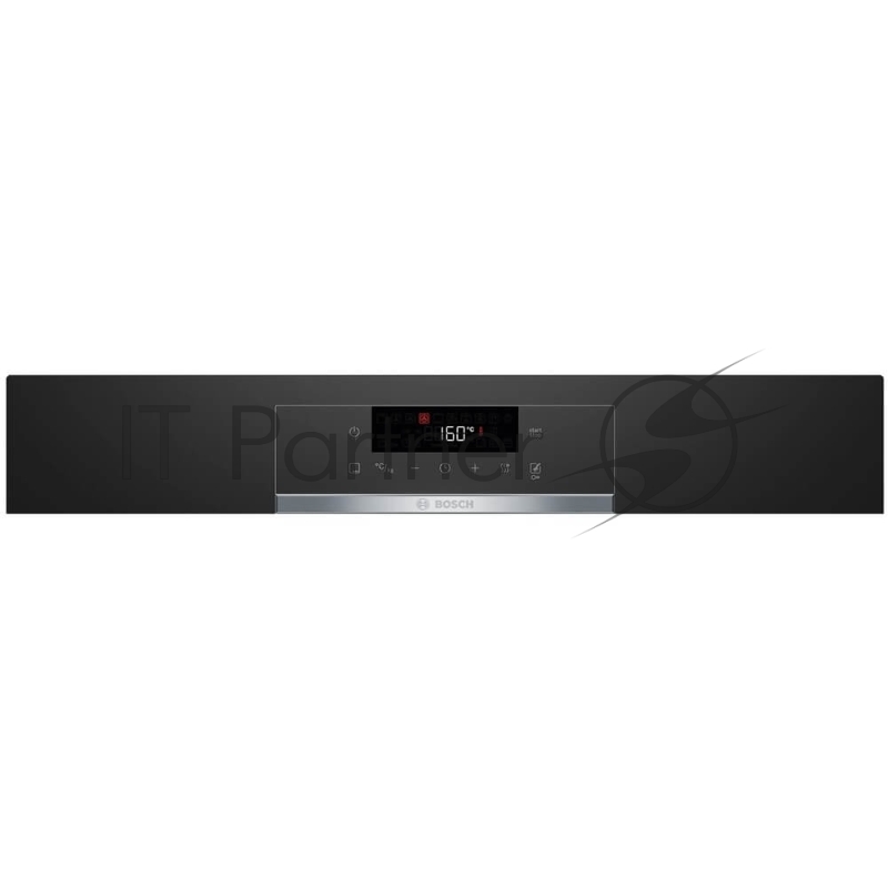 Встраиваемый духовой шкаф с добавлением пара Bosch HQG572EB3 Serie 4, Auto Pilot 15, объем 71 л , 9 режимов нагрева, 3D Hotair, Soft move door,телескопические направляющие 1уровень,гидролиз и пиролиз, сенсорное управление,цвет черный+профиль из нержа