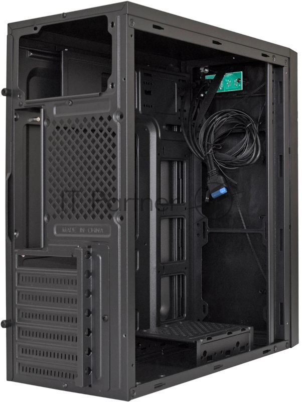 Компьютерный корпус Miditower ExeGate XP-333U-UNS500 (ATX, БП UNS500 с вент. 12см, 1хUSB/2хUSB 3.0, аудио, черный)