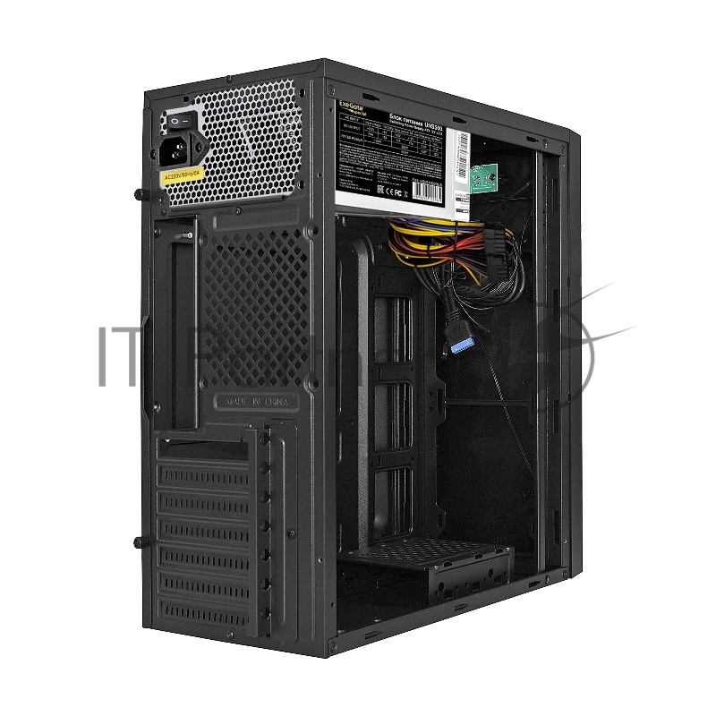 Компьютерный корпус Miditower ExeGate XP-333U-UNS500 (ATX, БП UNS500 с вент. 12см, 1хUSB/2хUSB 3.0, аудио, черный)