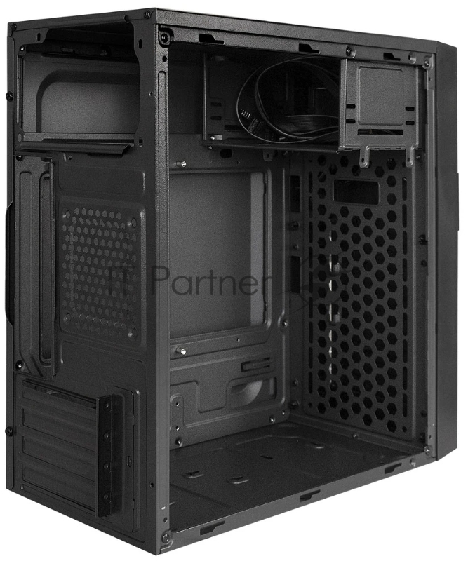 Компьютерный корпус Minitower ExeGate BAA-105-01-UNS350 (mATX, БП UNS350 с вент. 12см, 2*USB, аудио, черный)