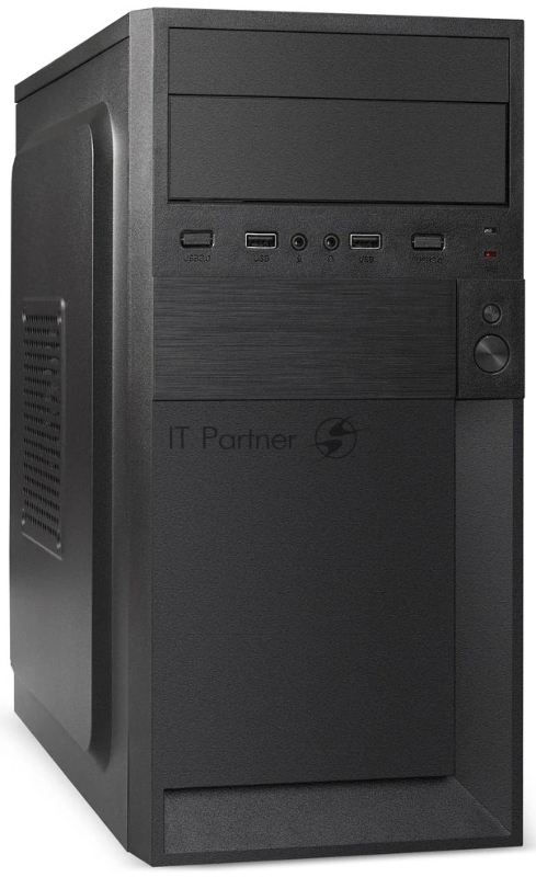 Компьютерный корпус Minitower ExeGate BAA-105-01-UNS350 (mATX, БП UNS350 с вент. 12см, 2*USB, аудио, черный)